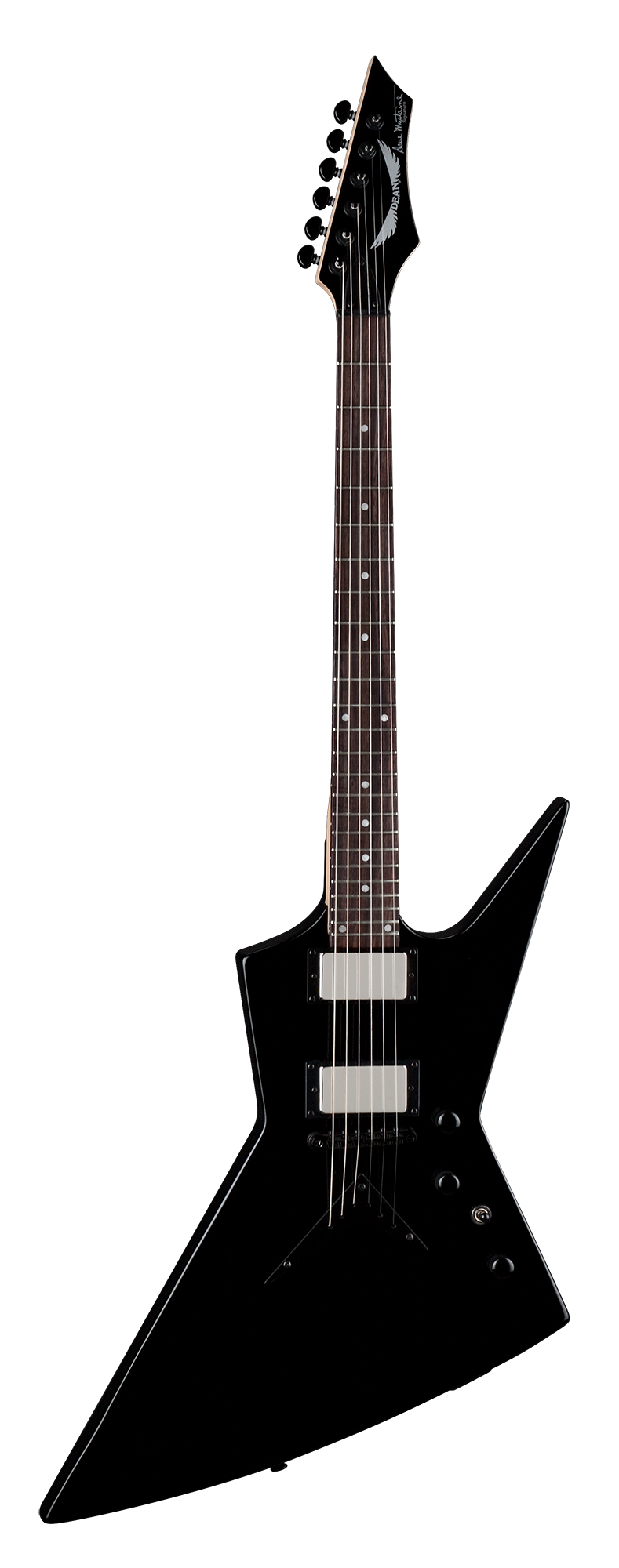 Black Dean Explorer guitar